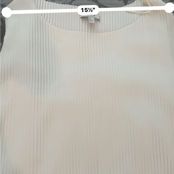 COS Cream Ribbed Tank Top - Picture 6 of 6